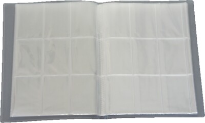 Leere Sammelmappe-12 Seiten (216 Karten)-für Sammel Bilder/Karten-Farbe Neutral