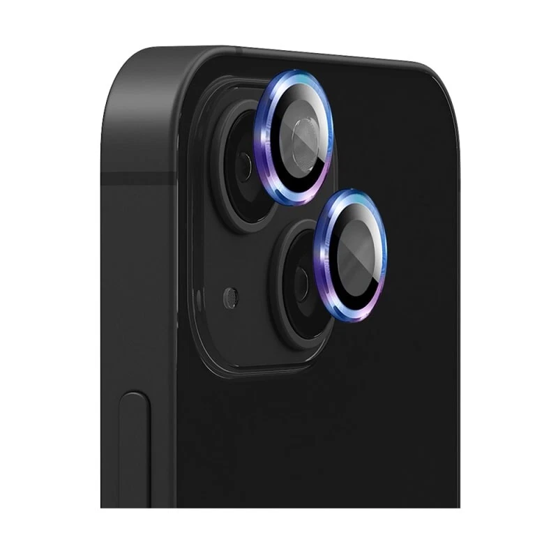 EFM Camera Lens Screen Armour for iPhone 15/15 Plus 2023 - 6.1" & 6.7"- Rainbow