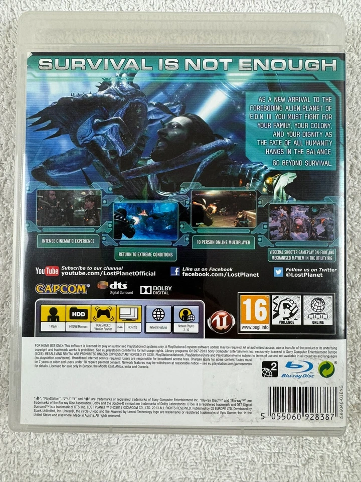 Lost Planet 3 - Sony PlayStation 3 - Complete - Region Free - Capcom - Image 2 of 4