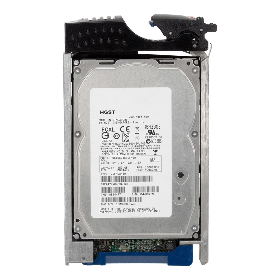 Hard Drive EMC 118032689-A02 HUS156045VLF400 450GB 15K 64MB FC 4Gbps 3.5'' - Image 3 of 3