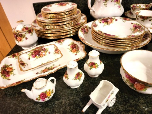 Royal Albert Old Country Roses disponibles individualmente. Ex Display, Fabuloso Estado - Imagen 3 de 78