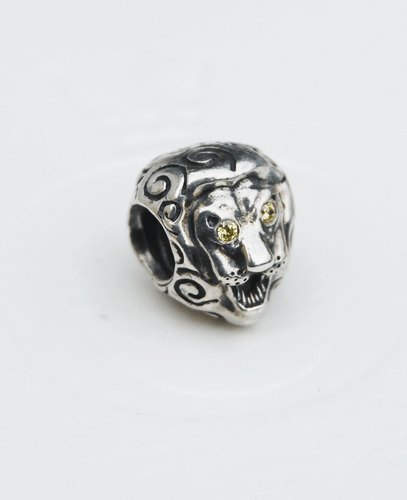 Genuine Pandora Charm "Lion Head" with yellow/cirtrine Eyes 790443CZY retired  - Bild 1 von 2