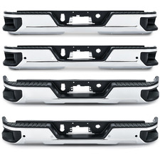 Chrome Rear Bumper Assembly For 2019-2025 Chevy Silverado Gmc Sierra 1500 Chrome Rear Bumper Assembly For 2019-2025 Chevy Silverado Gmc Sierra 1500