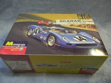 1/24 SCALE SCARAB CAN-AM RACER BLUE MONOGRAM MODEL KIT FOR SLOT RACING-SEALED