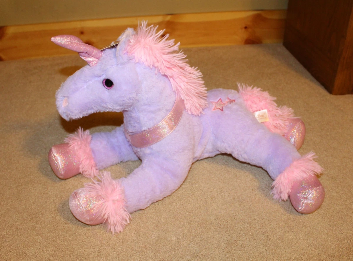 Pink and purple store unicorn stuffed animal