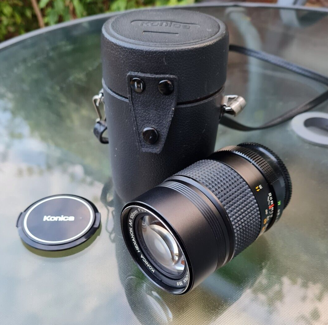 A-] KONICA HEXANON AR 135mm F2.5☆コニカ ヘキサノン AR☆10792 AR 135mm