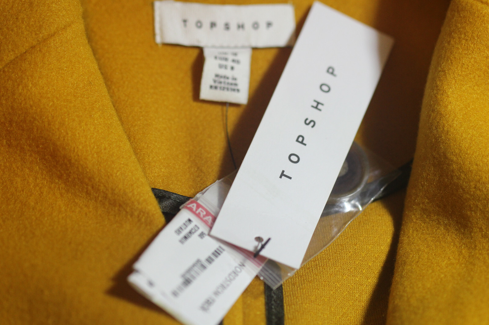 Carly Coat Slouchy Long Single Button Mustard Mustard