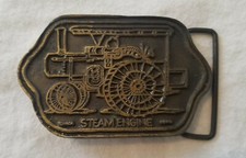 1977 H. Kral Limited Edition Artist Signed and Numbered Steam Engine Belt Buckle