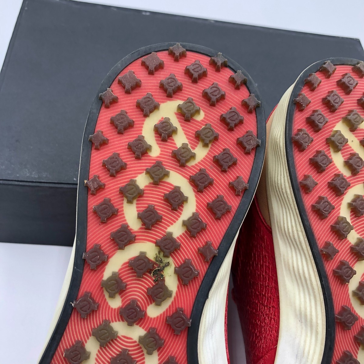 ECCO Golf Sneakers Women's Size 6 Tomato Red Leather Low Top