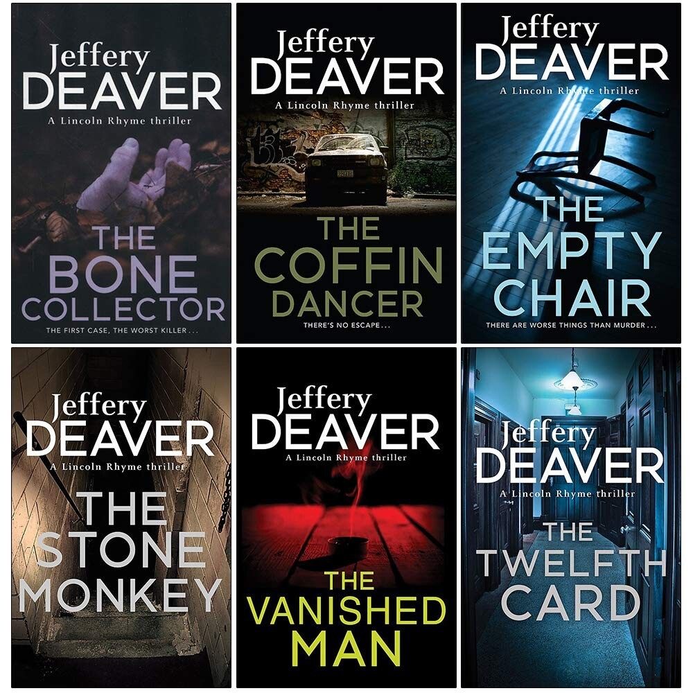 Lincoln Rhyme Series 1-6 Books Collection Set By Jeffery Deaver Paperback NEW