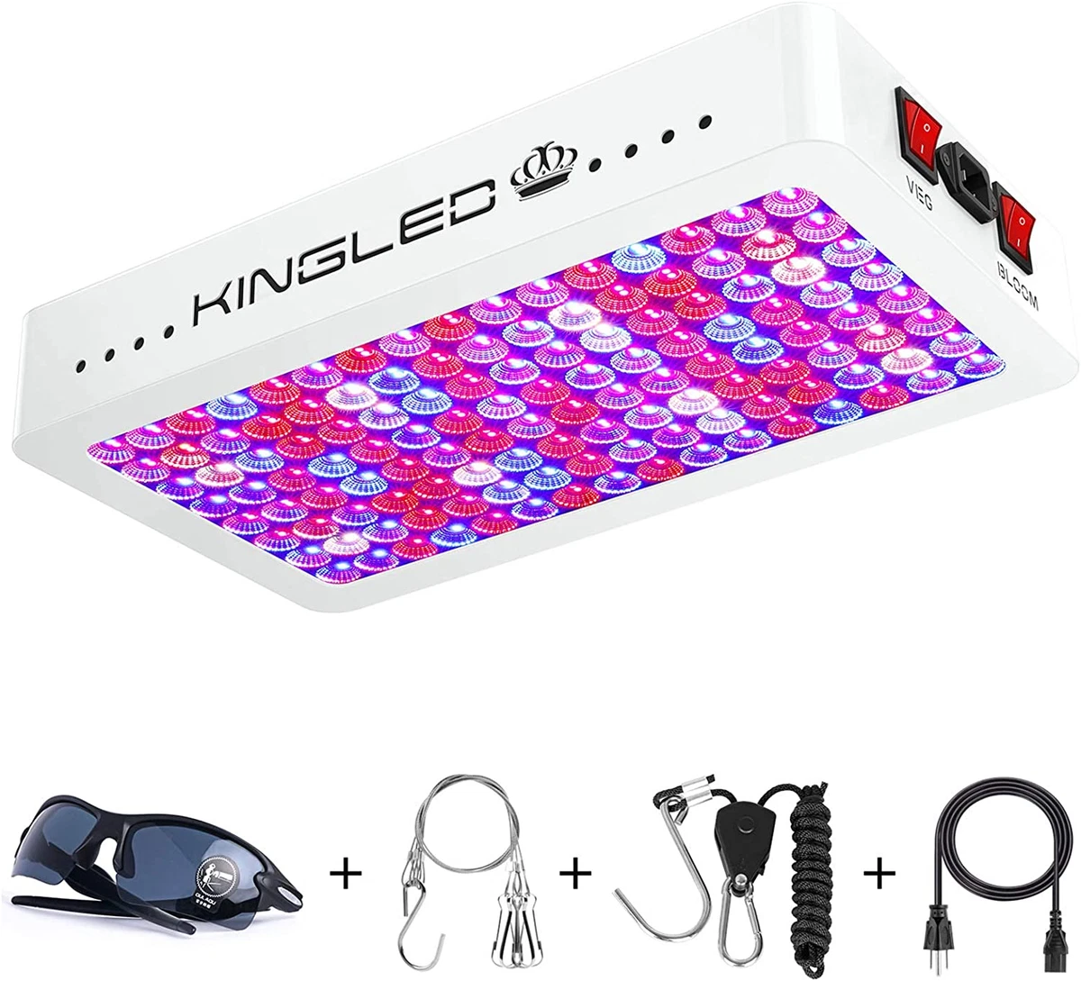 King plus led grow light full spectrum cheap for greenhouse indoor plant veg and flower