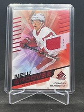 2022-23 Upper Deck SP Game Used Jonatan Berggren New Grooves Jersey RC