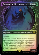 MTG FOIL Sauron, the Necromancer 310 Showcase  - The Lord of the Rings #310