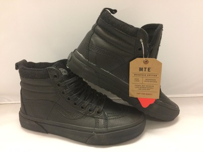 vans sk8 hi mte leather black