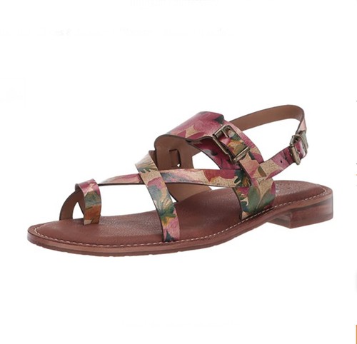 Patricia Nash Women Leather Fidella Sandals - Spring Multi