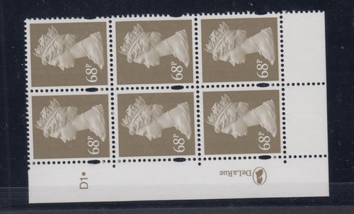 GB QEII 68p Machin Cylinder Black Dot De La Rue MNH BP10403 - 第 1/1 張圖片
