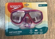 New Kids Speedo Surf Gazer Mask Sealed Color: Raspberry Rose for Ages 3-8