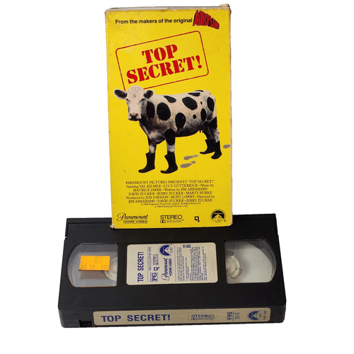 Top Secret ! VHS Movie Val Kilmer 1984 Video Cassette - Picture 4 of 15