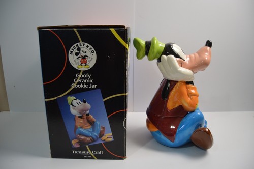 Vintage Goofy Ceramic Cookie Jar Mickey & CO. Treasure Craft Pfaltzgraff - Picture 2 of 24
