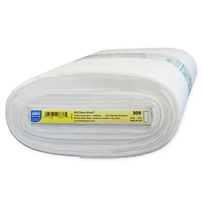 809 Decor Bond Heavy Fusible Pellon 45” Wide Interfacing 100%Polyester White BTY - Image 1 of 2