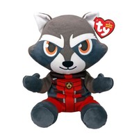 Ty Beanie Babies Marvel Rocket WaschbäR Kuscheltier
