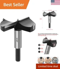 Durable 3-1/2 Inch Forstner Drill Bit - Perfect for Wood & Plastic Projects