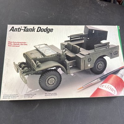 MIB Dodge M6 Anti-Tank  gun carrier model kit 1/35 scale by Testors from 1986
