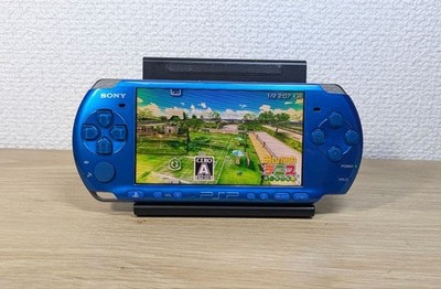 SONY PSP-3000 Vibrant Blue Console Boxed 4GB Memory Stick AC