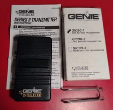Genie G1C90-1 Intellicode Garage Door Openers 1-Button Remote Transmitter 