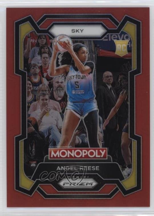 2024 Panini Prizm Monopoly WNBA Red Prizm 67/99 Angel Reese #68 1c20