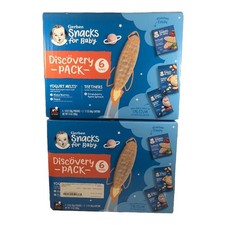 Gerber Snacks Discovery Baby Variety Pack, Teethers  Melts, 2 Boxes  12 Snacks