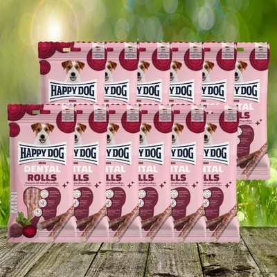Happy Dog Dental Snacks Dental Rolls  MINI 12 Stück