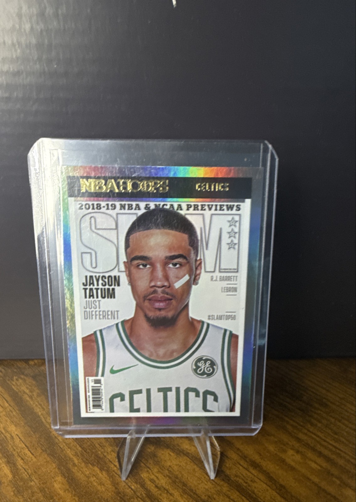 2021-22 Panini NBA Hoops - Slam Jayson Tatum #SLAM #218 Holo