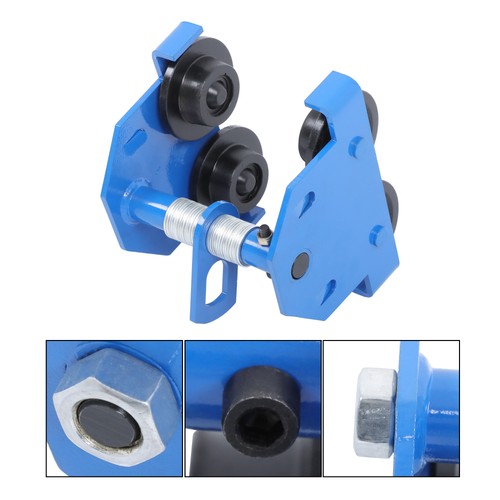 Carrello I-Beam 0,5 Ton Acciaio Lega Doppia Ruota I-Beam Flangia Larghezza 55-135mm - Foto 7 di 20