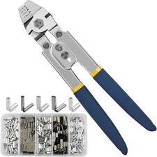 Fishing Crimping Tool Line Crimping Kit Stainless Steel Pliers Wire Leader NEW