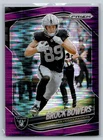 2025 Panini Prizm - Brock Bowers #6 Purple Pulsar Prizm Las Vegas Raiders