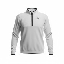 Nike Dri-FIT Quarter Zip Pullover Innsbrook Golf Logo White Men  s Large