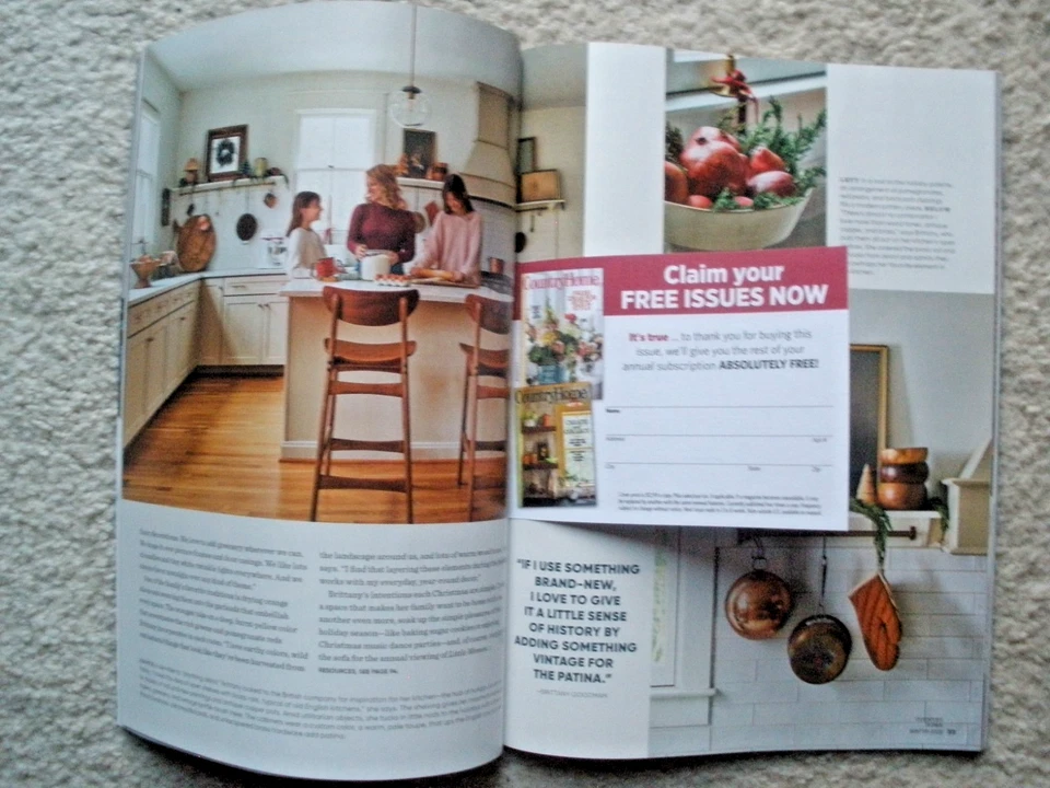 Country Home Magazine Winter 2025 Simple Joys New - Image 2 of 2