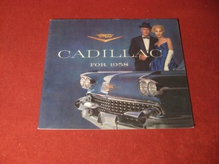 1958 Cadillac Sales Brochure Catalog Booklet Original Old book Pamphlet