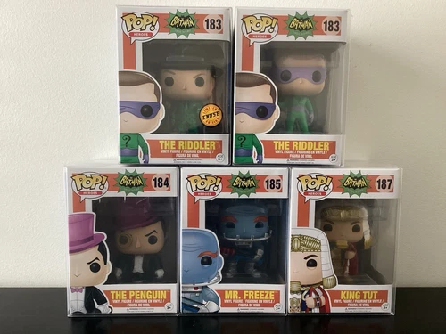 Funko POP! Heroes Batman Classic TV Series Lot Of 5: #183, #184, #185, #187