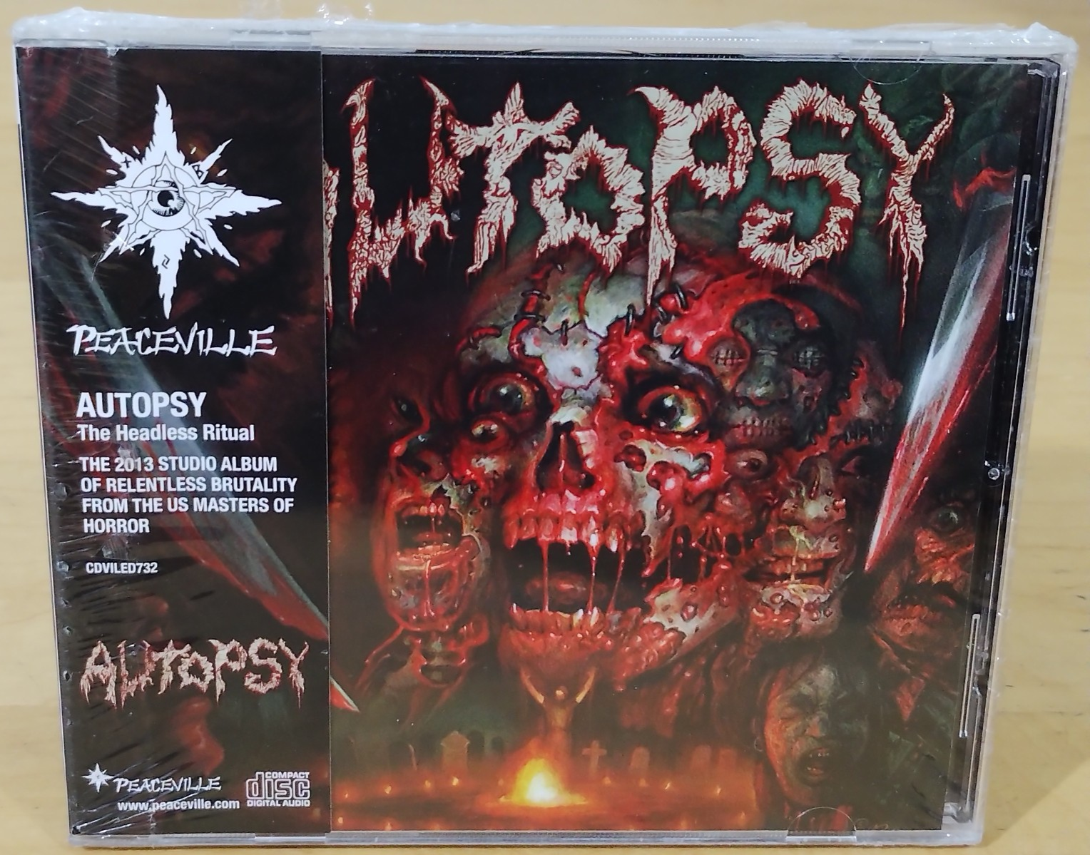 The Headless Ritual by Autopsy CD New & Sealed