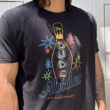 The Big Lebowski “The Dude Abides” Tee • XL