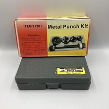 Manual Knockout Punch Kit Harbor Freight Tools Preowned W Box