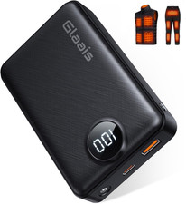 Heated Vest Battery Pack 20000Mah 7.4V/5V, Rechargeable Battery Pack for Heated