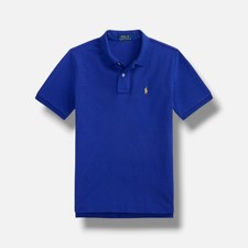 Polo Ralph Lauren Niños Niños Azul Algodón Malla Polo Talla XL