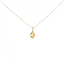 Authentic K10YG Citrine Necklace  #260-007-941-0274