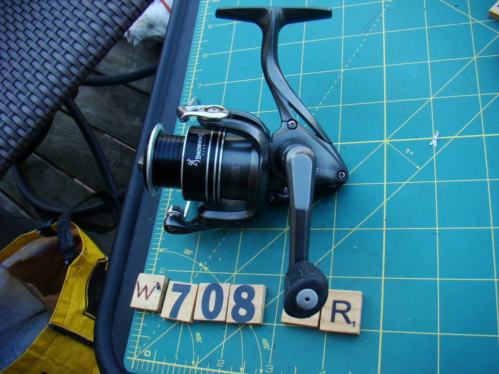 W0708 PR BROWNING X-BOLT XB1000 9 BALL BEARING ULTRA LIGHT   FISHING REEL