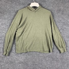 American Eagle Hoodie Womens Small Green Stretch Lightweight Comfort Sweatshirt