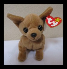 Ty Beanie Baby Tiny The Chihuahua Gasport Tag Error USED