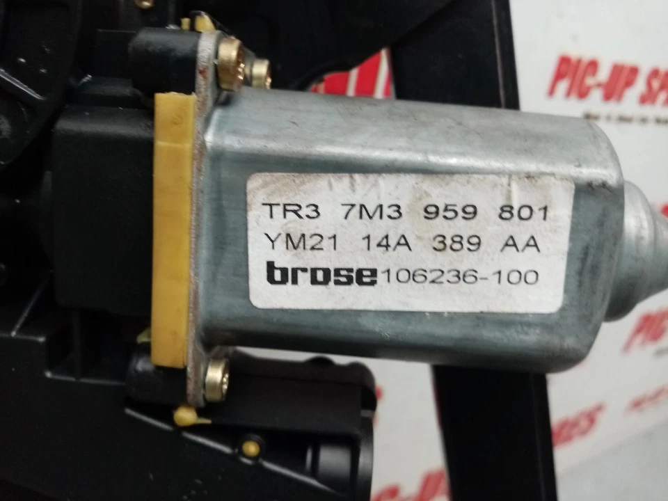 SEAT ALHAMBRA 2002 N/S Passenger Left Front Window Regulator 7M0837461 7M3959801 - Image 2 of 4